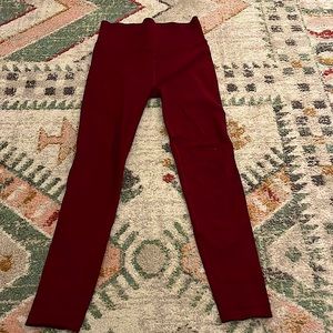 Red fabletic leggings never worn once